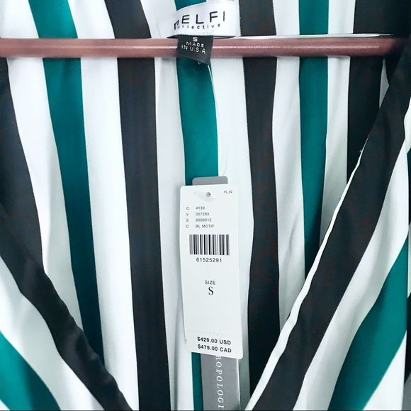Anthropologie Delfi Striped Tiered Maxi Dress NWT - Picture 14 of 15